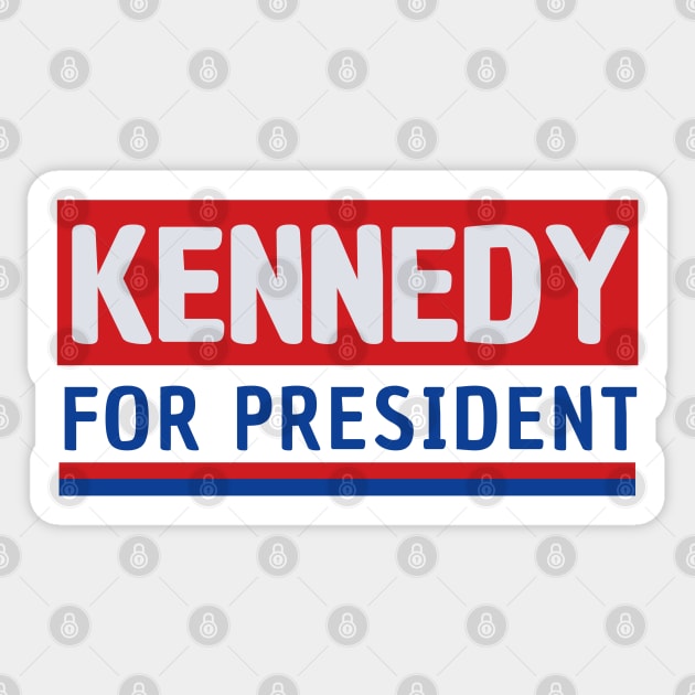 Kennedy For President Sticker by Traditional-pct